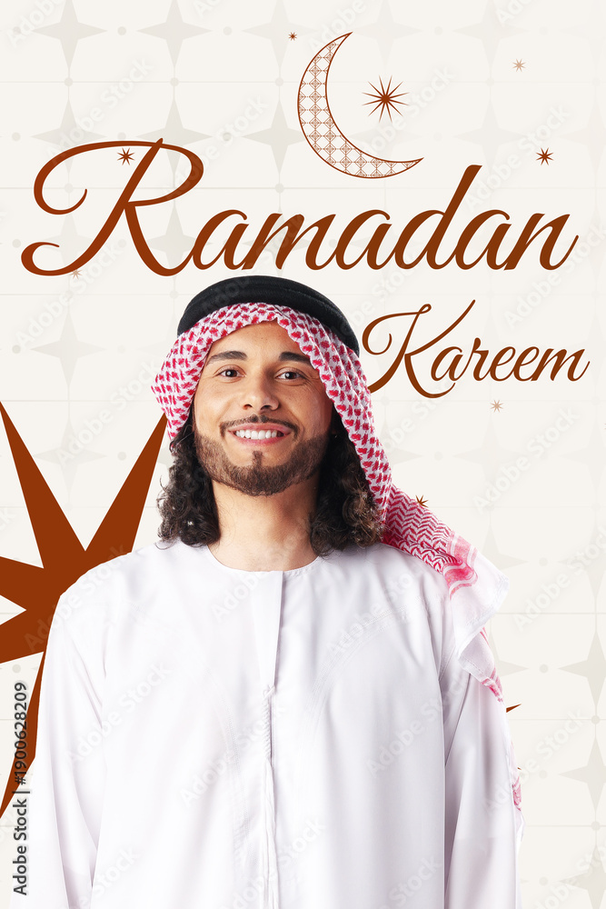 Fototapeta premium Ramadan brings together families in celebration during the holy month