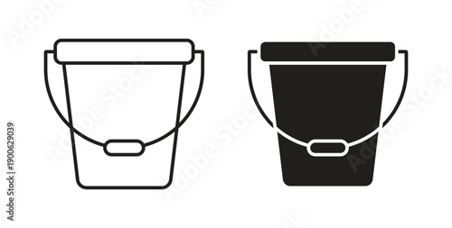 Water bucket icon