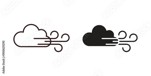 Wind clouds Icon
