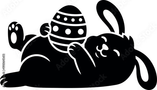 Elegant easter symbols for invitation cards and banners