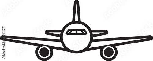 unique airplane vector icon 