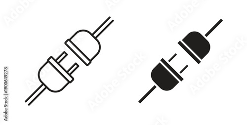 Plugin icon in line design. editable stroke icons pack