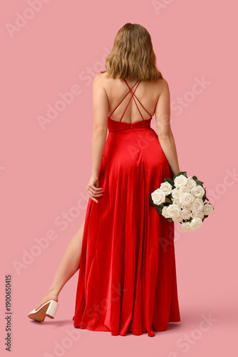 Beautiful young woman with ...