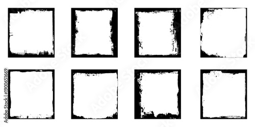 Collection of Grunge frame overlay paper texture