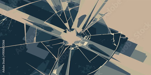 Images that resemble broken glass, when used as a background, add a three-dimensional and aesthetically pleasing dimension with their intricate patterns.