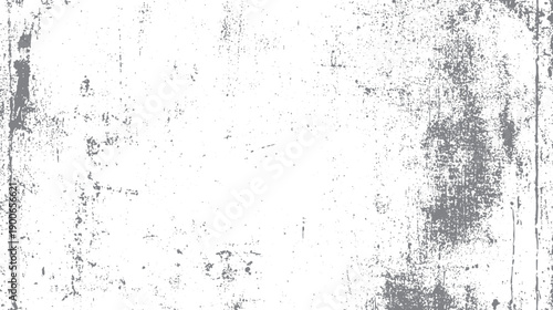 Gray distressed texture with scattered dots and splotches on a white background grunge abstract