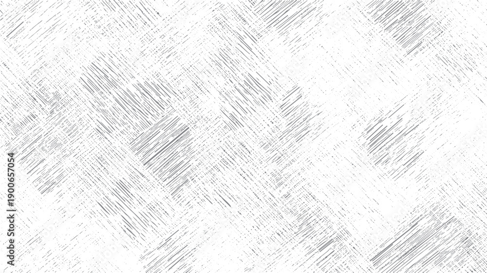 Obraz premium Gray diagonal lines and dots texture on white background. Abstract pattern with a distressed feel