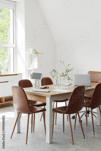 Interior of conference hall...