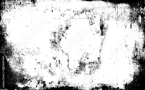 Black and white grunge. Distress overlay texture. Abstract surface dust and rough dirty wall background concept. Black and white grunge urban texture vector with copy space.