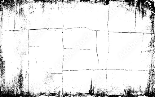 Black and white grunge. Distress overlay texture. Abstract surface dust and rough dirty wall background concept