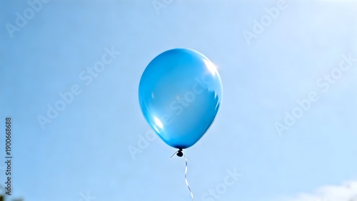 BlueBalloonInSky