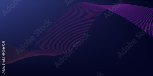 Line gradient with dark background. Abstract background with shiny line elementer design. Vektor illustration. eps 10
