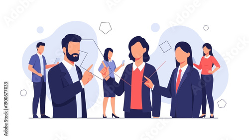 Diverse Business Team Collaborating on Strategy