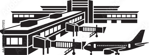 unique Airport Terminal Icon