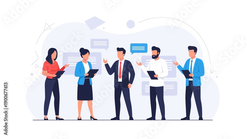 Business Team Collaboration | Meeting Discussion | Communication and Ideas