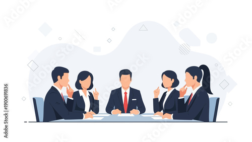 Business meeting, teamwork and strategy discussion