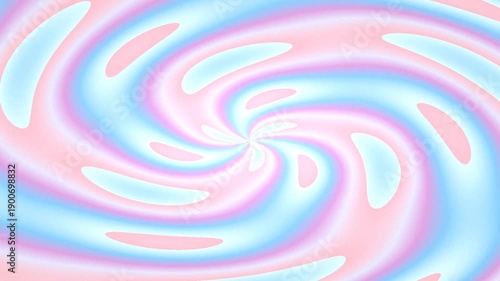 Soft pastel swirls of pink and blue create a serene, abstract background