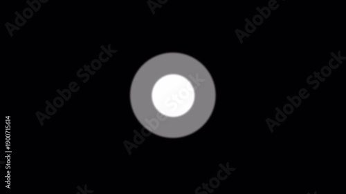 Animated Direction Sign with Soft Pulse Highlight on Transparent Background