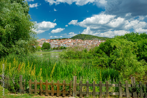 Kastoria, Greece. View over the lake