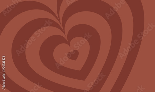 チョコレートハート背景イラスト