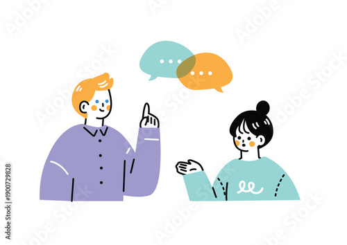 英会話を習う日本人女性