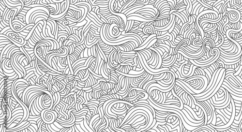 Swirling line pattern, vector illustration for background or texture, swirling shapes design element Isolated on transparent background, png