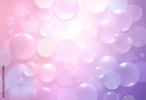 Abstract pastel bubble background with soft, overlapping circles, trendy, fantasy