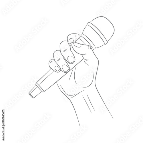 A hand holding a large gavel in a dynamic motion