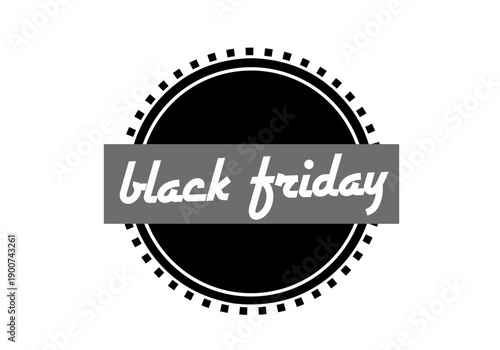 lack logo icon with black friday text