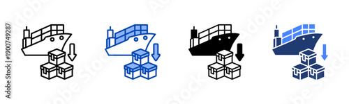 Import icon set multiple style collection