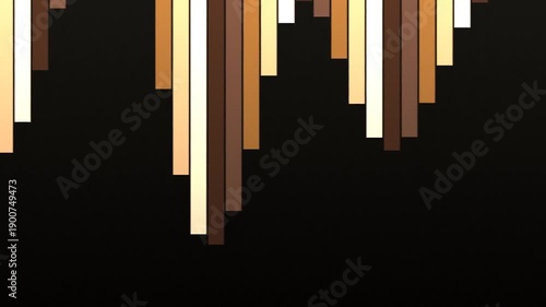 Abstract digital art with vertical bars of varying shades on a dark background
