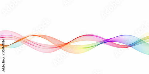 Abstract colorful waves flowing in smooth purple and pink motion on a modern artistic background