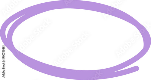 Purple Ring Sketch Icon