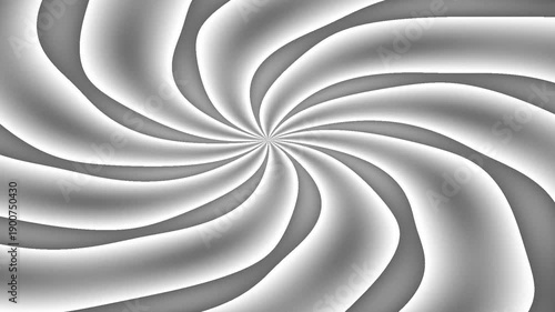 Abstract swirling black and white pattern creating a hypnotic spiral effect