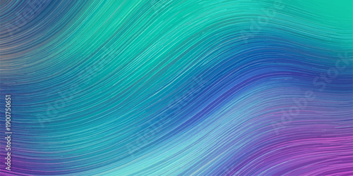Abstract colorful waves of light and lines forming a vibrant digital background