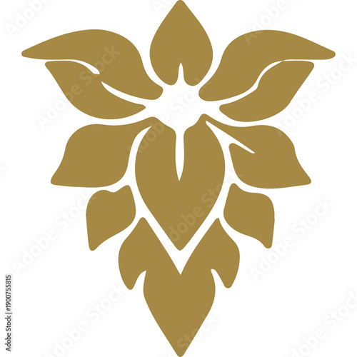 Картината върху платно Thai Art traditional asian luxury line art  Decorative  lai Thai Pattern flat Il