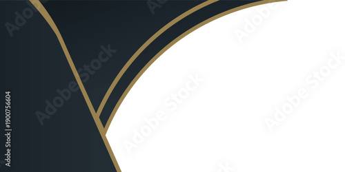 White abstract background with overlap layers. Gray texture with golden line effect decoration. design modern eps10