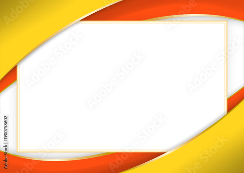 horizontal frame and border with Bhutanese flag