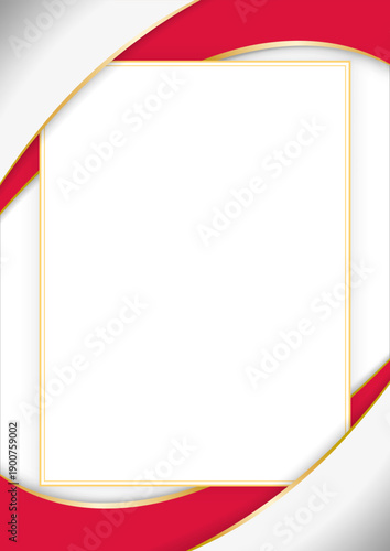 Free Download vertical frame and border with Polish flag - GFXLoad