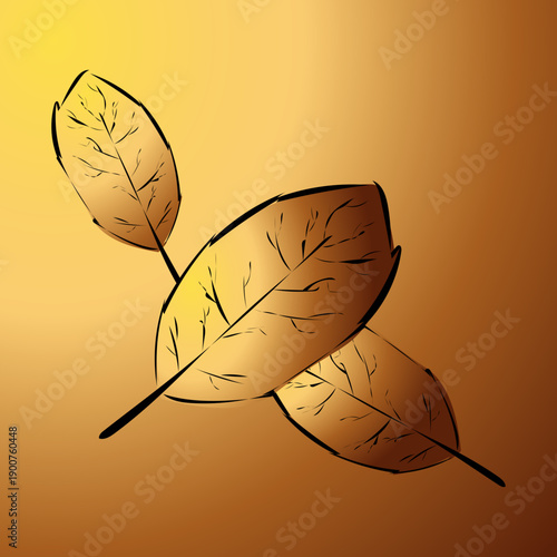 Herbst Hintergrund mit Laub