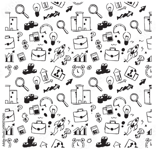 Technology Doodle Vector, Digital Icons Clipart Graphics, Tech Pattern Design, Gadget Electronics Set, Innovation Tech Pack, Digital World Collection, Technology Pattern Bundle

