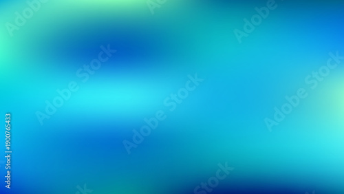 Abstract blue and turquoise vector background with soft mesh gradient texture. Smooth blurred teal fluid backdrop for elegant graphic design or web interface header.