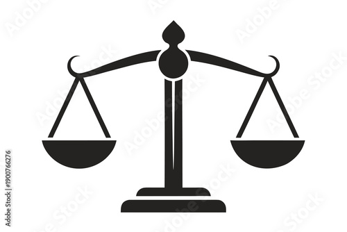 scales of justice isolated
