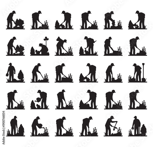 Rock Climbing Silhouette Vector, Adventure Sports Clipart Graphics, Mountain Climber Design, Outdoor Activity Set, Extreme Sports Pack, Hiking Adventure Collection, Mountaineer Bundle

