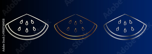 Watermelon Slice Design Set