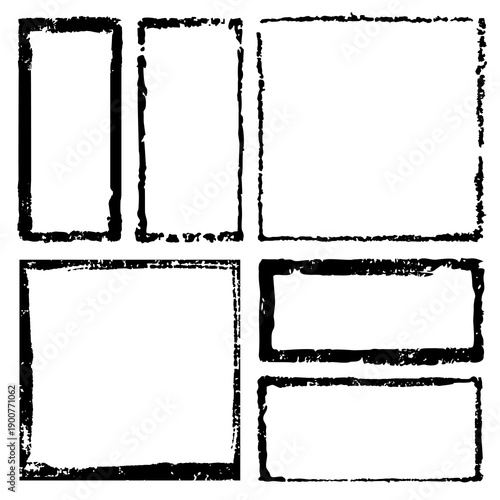 Collection of rectangular i...
