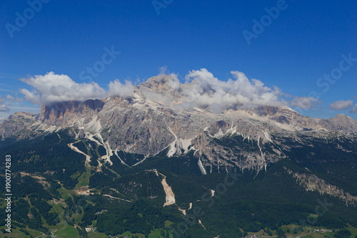 Mountain Landscape in Cortina d’Ampezzo, Future Winter Olympics Location