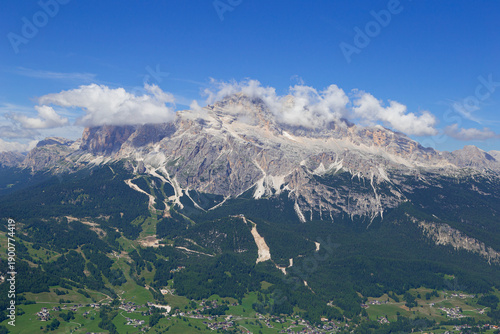 Mountain Landscape in Cortina d’Ampezzo, Future Winter Olympics Location