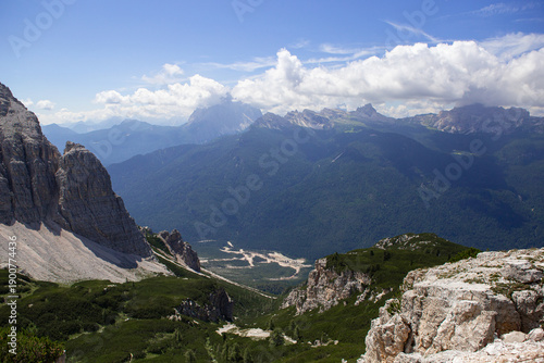 Mountain Landscape in Cortina d’Ampezzo, Future Winter Olympics Location