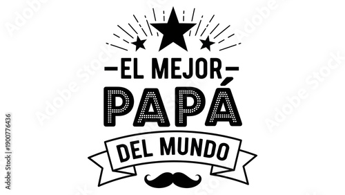 El mejor papa del mundo graphic design